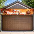 thumbnail image 5 of Autumn Leaves Happy Thanksgiving Turkey Banner for Festive Celebration Autumn Party Event Indoor Decoration, 5 of 9