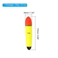 thumbnail image 2 of Uxcell 4.2oz Fishing Slip Bobbers 4 Pack EVA Fishing Float Yellow, 2 of 6