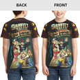 thumbnail image 4 of Gravity Falls Youth T-Shirts Graphic Shirts Blouse For Teen Boys Girls Casual Short Sleeve Tee Tops Medium, 4 of 6