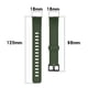 thumbnail image 5 of Reloj pulsera impermeable correa de pulsera para Realme Band (verde militar), 5 of 7