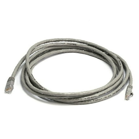 10ft Cat5e 350mhz Patch Cable Monoprice Cat5e Ethernet Patch Cable - Network Internet Cord - RJ45, Stranded, 350Mhz, UTP, Pure Bare Copper Wire, 24AWG, 10ft, Gray ()