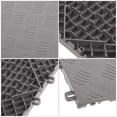 thumbnail image 3 of LIFKOME Dance Floor Tiles Grey Interlocking Polypropylene PP Non Slip 1Pack, 3 of 8