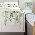 30*25cm Plant Flower Leaf Wall Sticker Bathroom Toilet Decorative W6M7