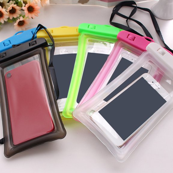 SPRING PARK Clear Waterproof Dry Pouch Phone Cover Underwater Touch Screen Phone Case for Swimming