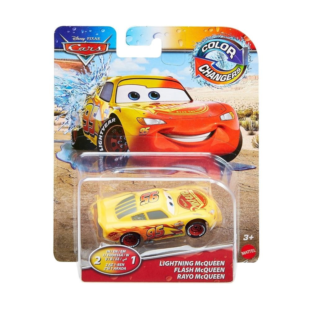 Vehículo de Juguete MATTEL Cars Rayo McQueen Color Change