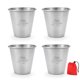 thumbnail image 1 of Vajilla para Acampar Bsvklp 4 Uds 80ml Acero Inoxidable 304 para Exteriores, 1 of 9