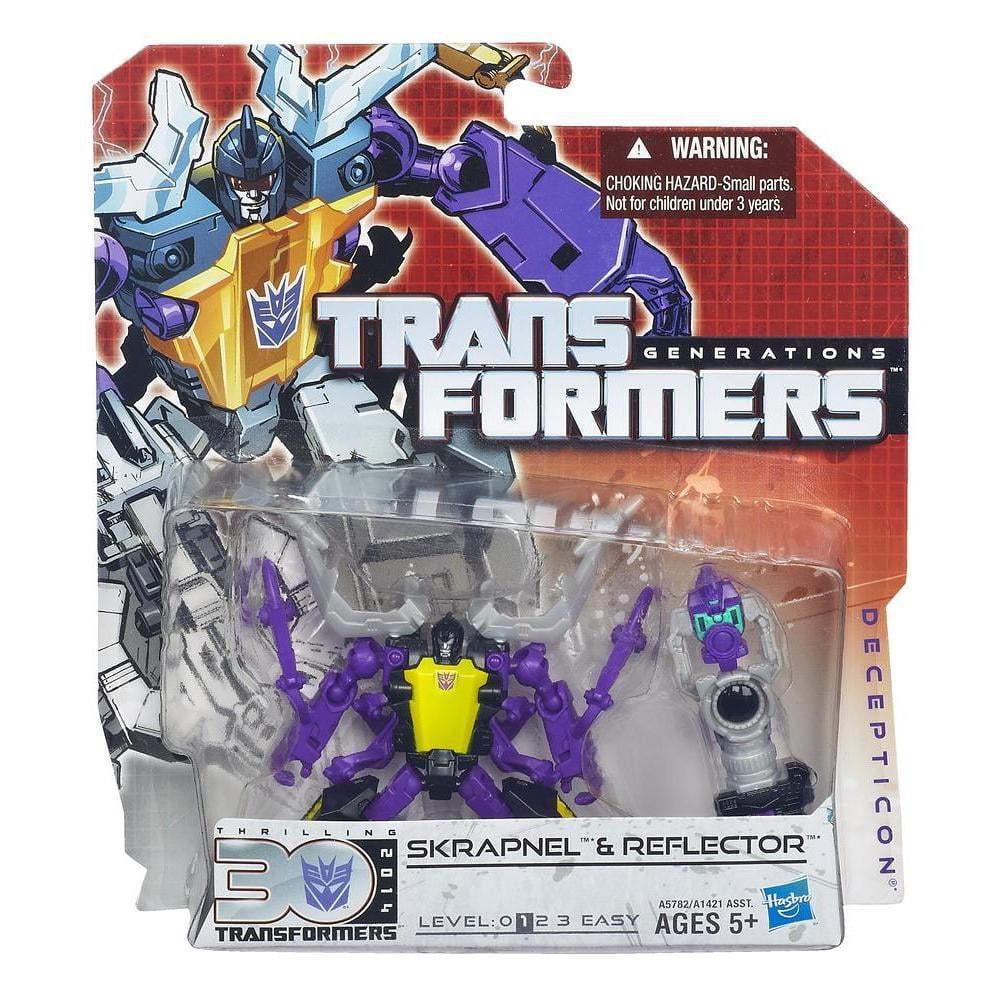 Transformers 30th Anniversary Legends Skrapnel & Reflector Action Figure 2-Pack