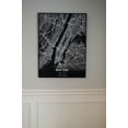 thumbnail image 1 of New York City Print Map Wall Art with Frame, 1 of 7