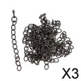 thumbnail image 1 of Collar tobillera Extensión Soledad 20 Piezas de Aleación fabricación de Joyas, 1 of 10