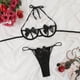 thumbnail image 5 of Conjunto de ropa interior Conjunto de ropa interior hueca Conjunto de ropa interior hueca Conjunto de ropa interior de 2 piezas Conjunto de ropa interior con cuello halter Conjunto ANGGREK Otros, 5 of 8