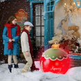 thumbnail image 4 of Venta de bolas inflables de Navidad, 60 cm, grandes, para exteriores, de PVC, para Navidad, inflables gigantes, reutilizables, muñecos de nieve de Papá Noel, para decoración de jardín y patio de Navid, 4 of 6