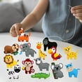 thumbnail image 5 of Zoo Felt Animal Nursery Sewing for kids Friends Animals Sewing for Kids Animals Sewing Kits for Children Beginner Girls Boys style B, 5 of 9
