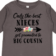 thumbnail image 4 of Inktastic Only the Best Nieces Get Promoted to Big Cousin Boys or Girls Long Sleeve Toddler T-Shirt, 4 of 5