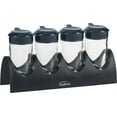 thumbnail image 1 of Trudeau Seasoning Caddy Set with 4 Bottles, 1 of 2
