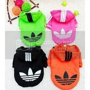 CUTE ORANGE Hoodie FOR SMALL DOGS Small Dog Sweater with Hood (ORANGE, XXL)
