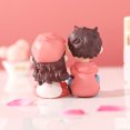 thumbnail image 3 of Ramiter Couple Micro Landscape Desktop Moss Succulent Ornament Cute Ornament Small Ornament, 3 of 5