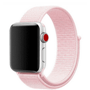 Velcro Watchband Nylon Band For Watch Sport Loop Series 7/6/5/4/3/2/1/SE size 38/40/41mm (27. Pink Cloud)