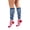 Stars & Stripes, variant on Howard's S/M Stars & Stripes 4th of July Knee High Medical Compression Socks 15-20mmHg for Women & Men