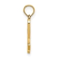 thumbnail image 2 of Diamond2Deal 14K Yellow Gold Script Letter L Initial Pendant for Women (L- 0.74inch, W- 0.41inch), 2 of 6