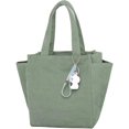 thumbnail image 1 of LHSHID Corduroy Small Tote Bag Women Casual Handbag Shoulder Bag for School Work Travel 2023, 1 of 6