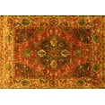 thumbnail image 1 of Ahgly Company Machine Washable Indoor Rectangle Oriental Yellow Industrial Area Rugs, 5' x 8', 1 of 4