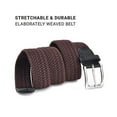 thumbnail image 4 of Stretch Braided Woven Belts without Holes, Elastic Casual Belts for Men and Women by Umo Lorenzo, 4 of 5