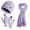 A-Purple129, variant on Bibifish Womens Hat Scarf Sets Comfy 2 Pc Trendy Knit Beanies Hat And Fringe Scarf Soft Comfy Winter Windproof Hat Scarf Sets For Ladies