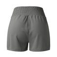 thumbnail image 5 of Aayomet Shorts de Week-End pour Femmes, Taille Confortable, Détails de Plage (Gris, m), 5 of 5