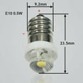 thumbnail image 5 of 3/4.5/6V 0.5W 6000K White Led E10 Replacement Bulb for Flashlight Lantern Torch, 5 of 6