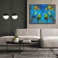 thumbnail image 6 of Epic Graffiti 'Color Birds' by Ata Alishahi, Giclee Canvas Wall Art, 54"x40", 6 of 8