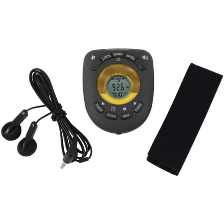 Jensen - AM/FM Stereo Armband Radio - Black