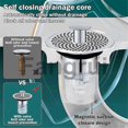 thumbnail image 2 of For Sink Drain Stopper Floor Drain Filter Wash Sink Basin Up Core, 2 of 5