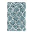 thumbnail image 3 of Unique Loom Trellis Shag Collection Area Rug - Ruby (2' x 3' Rectangle Light Blue/Ivory), 3 of 12