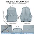 thumbnail image 4 of Backpacks for Women Men School Bag Cute Backpack for College Students Lightweight Backpacks Book Bags Waterproof Gym Backpack Simple Laptop Backpack Casual Daypack Blue, 4 of 11