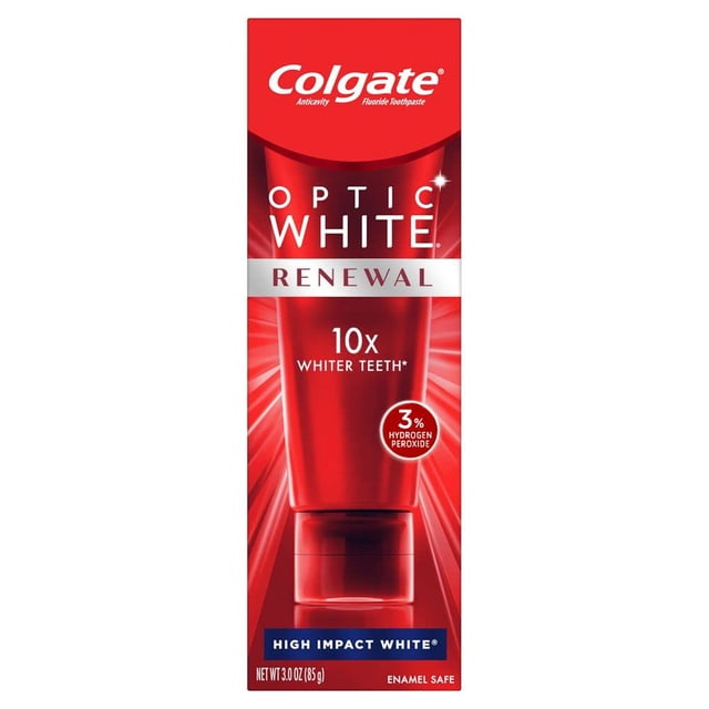 Pasta dental Colgate Optic White Renewal 85 g blanqueamiento intenso