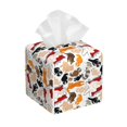 thumbnail image 1 of Fotbe Cute Cats Porta Pañuelos Decorativo de Cuero, Caja Cuadrada Moderna para Pañuelos Faciales, Organizador y Dispensador 5x5x5'', 1 of 7