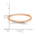 thumbnail image 2 of 10kr 1.2mm Flat Stackable Band Ring Size 7 Stackable Ring for Women and Men - 1.1 Grams, 2 of 2