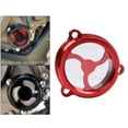thumbnail image 2 of Tapas de Filtro de Aceite Kusrkot CNC Rojo Tapa del Enchufe del Motor, 2 of 8