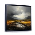 thumbnail image 2 of Designart "Bold Storm Dark Drama Unleashed II" Landscapes Floater Framed Wall Art Print, 2 of 7