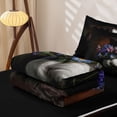 thumbnail image 6 of Homewish Kawaii Dog Zipper Twin Comforter Sets with Fitted Sheet and 2 Pillowcases,Purple Daisy Floral Zipper Bedding Set,Pet Lover Decor,Black Reversible,4pcs, 6 of 8