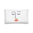 thumbnail image 1 of Face Art Premium Pillow, 1 of 3