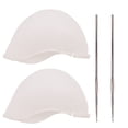 thumbnail image 1 of BESTYASH 2Set Hair Dyeing Silicone Caps with Crochet Tool for Precise Hair Coloring, 1 of 8