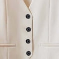 thumbnail image 4 of Gytharion Women's Suit Waistcoats Solid Color V Neck Button Down Blazer Vests Sleeveless Open Front Casual Waistcoats, 4 of 4