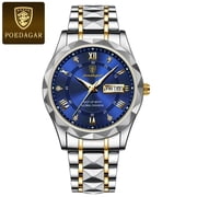 Poedagar luxury Men watches business top brand man wristwatch waterproof luminous date week quartz mens watch high quality box