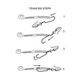 thumbnail image 5 of Luck-E-Strike, 6" Twirl Tail Worm, Black/ Fire, Bass, Freshwater, Soft Baits, 5 of 8
