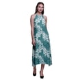 thumbnail image 1 of Bimba Robe de Plage pour Femmes à Dos Nu, Col Licou, Peau d'Animal, Été, Soirée, X-Grand, 1 of 6