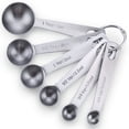 thumbnail image 3 of 6Pcs 430 Stainless Steel Measuring Spoon Set, Dry or Liquid Measuring Spoons for Measuring Dry and Liquid Ingredients, 3 of 8