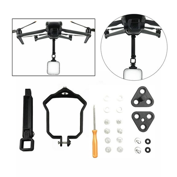 Extended Adapter Bracket Holder, Multifunctional, 1/4 Threaded Screw, Lightweight Extension Bracket Expansion for 3