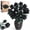 Black, variant on OKKIDY 12 Black Roses Botanical Collection set Compatible with Lego, 624 PCS ABS Botanical Flower Kit, Home Office Decor, Gift for her for Holiday & Birthday