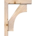 thumbnail image 3 of Ekena Millwork 5 1/2"W x 26"D x 34"H Westlake Block Smooth Bracket w/ Offset Brace, Douglas Fir, 3 of 25